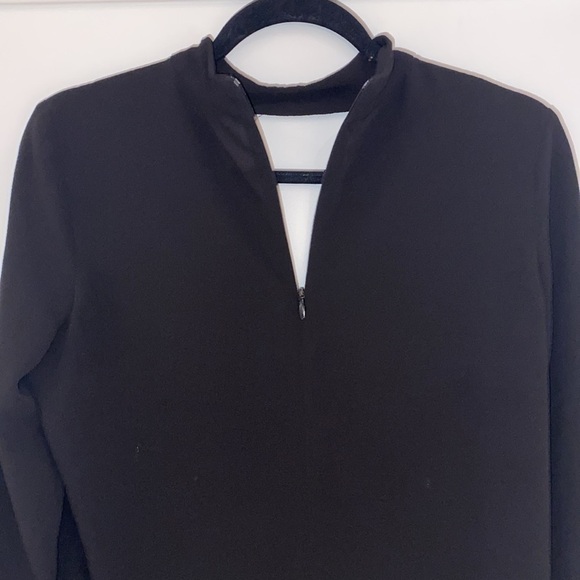 WAYF V neck blouse with choker wrap style long sleeves Size XS - Picture 12 of 17